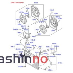 مجموعه فن هیوندای وراکروز HCC - IX55