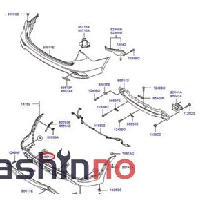 پوسته سپر عقب هیوندای سانتافه IX45