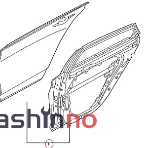 در راست عقب هیوندای سوناتا LF