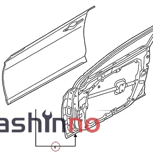 درب جلو چپ هیوندای سوناتا LF